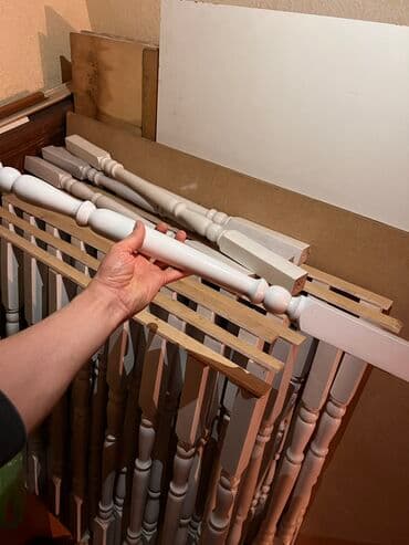 Реклама, печать: Продаю Лестница массив орех! Балясины орех, ступеньки орех, перила — 7