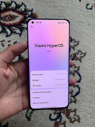 Xiaomi, Mi 11 Ultra, Колдонулган, 256 ГБ, түсү - Кара, 2 SIM — 2