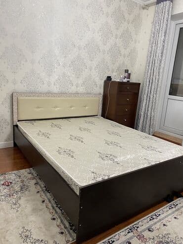 кованный кровать: Продаю кровать б/у Размер: двуспальная Состояние: хорошее, без — 4