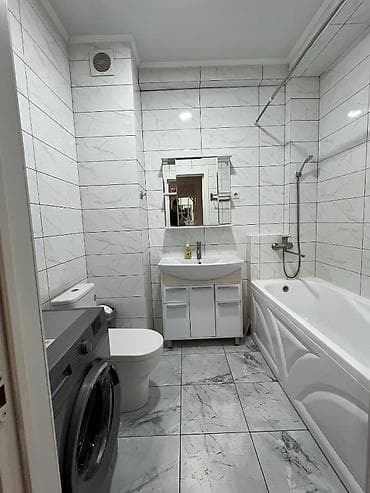Батирлер: 1 бөлмө, 53 м², Алтын чарчы Элитка, Евро оңдоо — 5