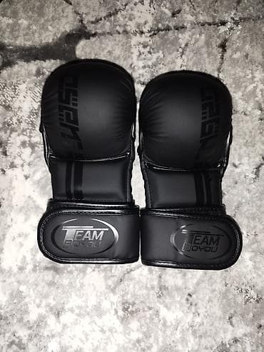 Перчатки MMA/бокс Team Boyou, черные - Тип: перчатки для ММА/ударной