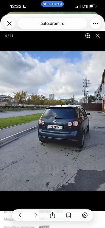 Унаа сатуу: Volkswagen Golf Plus: 2007 г., 1.6 л, Автомат, Бензин, Хетчбек — 2
