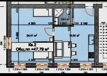 квартиры за 20000: 2 комнаты, 48 м², Индивидуалка, 2 этаж, Готовая ПСО (под самоотделку) — 6