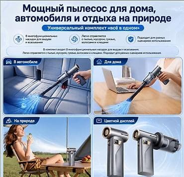 Бытовая техника: Мощная воздуходувка Multi-Function Violet Fan F2 Ручная воздуходувка — 8