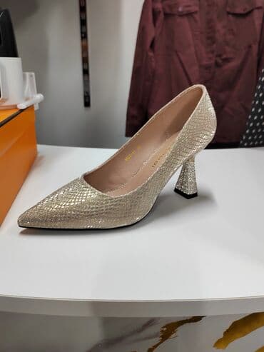 вечерние бордовые платья: Туфли-лодочки женские, нарядные - Цвет: шампань/золото с деликатным — 1