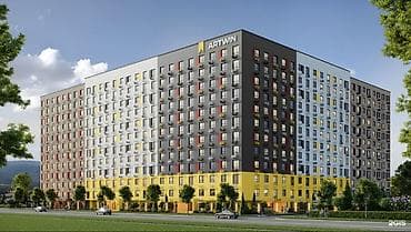 2 bedroom: 2 комнаты, 67 м², Элитка, 2 этаж, Готовая ПСО (под самоотделку) — 2