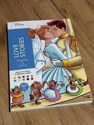 snow white: Раскраска от Disney — Love Stories (Coloriages & Mystères) - — 1