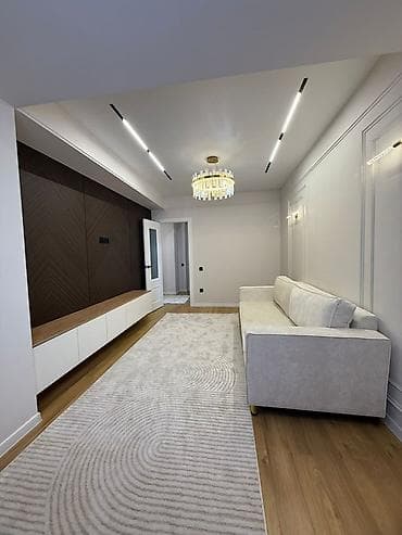 мкр улан: 1 комната, 42 м², Элитка, 4 этаж, Дизайнерский ремонт — 2