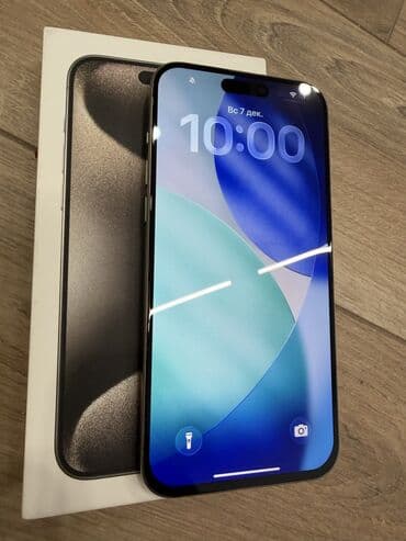 xr чехол: IPhone 15 Pro Max, Колдонулган, 1 ТБ, Natural Titanium, Каптама, Кабель, Куту, 100 % — 2