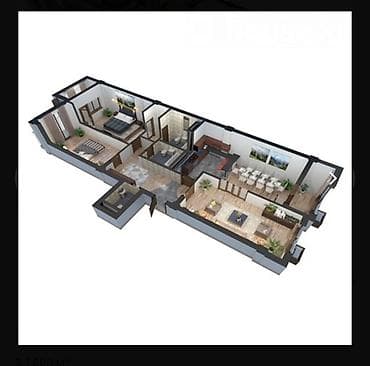 бизнес аппарат: Сдан, Элитка, 3 комнаты, 130 м² — 5