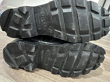 военные ботинки: Ботинки берцы из натуральной кожи, цвет черный. Характеристики: - — 4