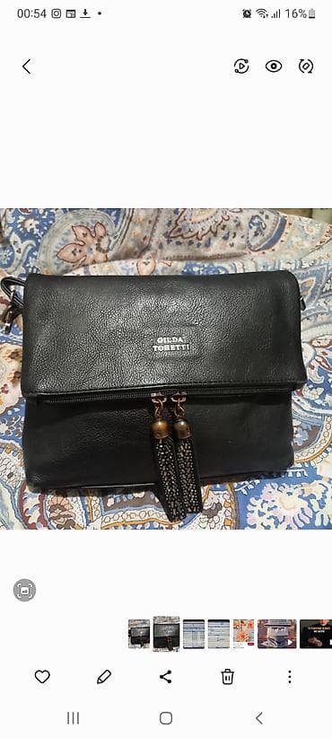 Аксессуарлар: Клатч, Материалы: Жасалма булгаары, Аялдарга, Колдонулган — 3