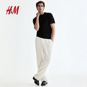 Эркектер кийими: Эркектердин шымы, XL, H&M, Жаңы, түсү - Ак, Өзү алып кетүү, Акылуу жеткирүү — 2
