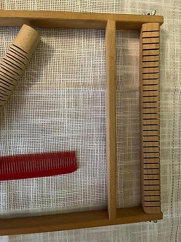 плетенки: Настольный ткацкий станок (рамка) из дерева - Материал: дерево (рамка — 1