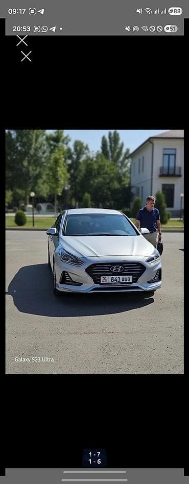 соната lf: Hyundai Sonata: 2019 г., Автомат, Бензин, Седан — 1