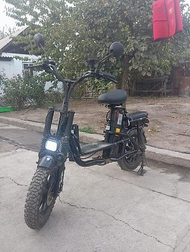 скутер бишкек: Электроскутер с посадкой «мопед» - Электропривод на заднем колесе — 4