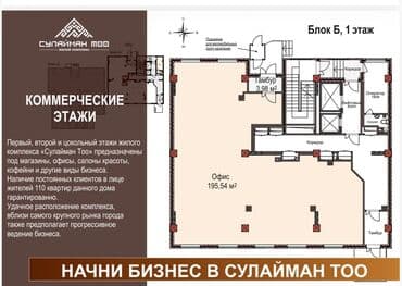французский квартал в бишкеке на продаже квартир: Сдается Жилом комплексе Сулейман Тоо 200 кв за кв 15$ подсмоделку — 9