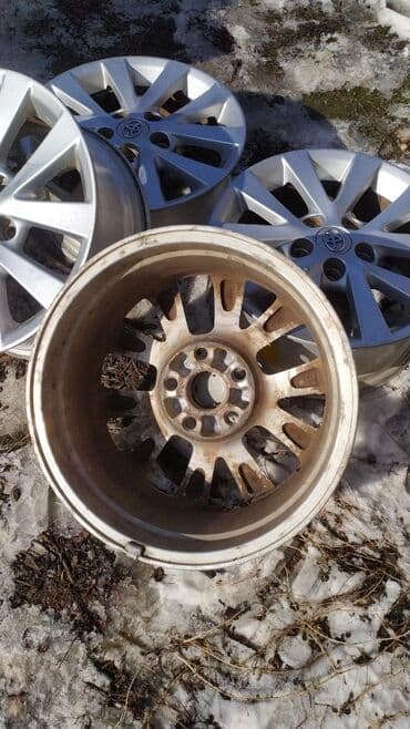 runx alex: Литые Диски R 16 Toyota, Комплект, отверстий - 5, Б/у — 6