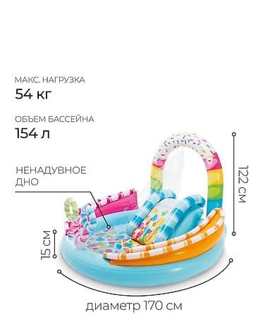 бассейны в бишкеке. каркасные и надувные фото: УРА сезон начался! Шикарные Игровые Бассейны в шикарном качестве от — 4
