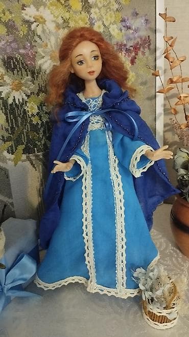 сколько стоит кукла лабубу: Авторская кукла ручной работы в нарядном образе в синих тонах. Кукла — 2