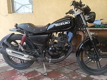 сузики мотоцикл: Классический мотоцикл Suzuki, 125 куб. см, Бензин, Взрослый — 2