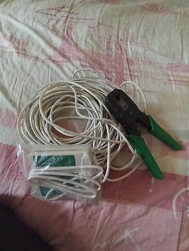 i3 9100: Инструменты на фото для сетевых разъемов на кабеле. Витая — 1