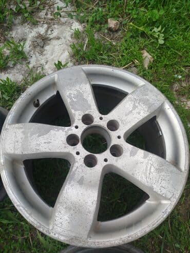 оригинальные штампованные диски опель: Литые Диски R 16 Mercedes-Benz, отверстий - 5, Б/у — 3