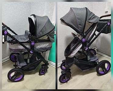 каляска летний: Коляска, Babytime, цвет - Серебристый, Новый, Самовывоз, Платная доставка — 1