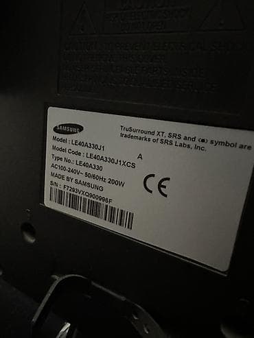 Samsung LE40A330J1 (модель LE40A330J1XCS) — 40" ЖК‑телевизор НЕ — 3