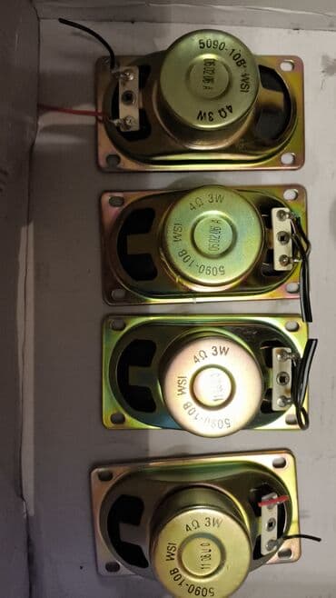 активные колонки: Акустические динамики (набор) 1) Пара квадратных широкополосных — 5