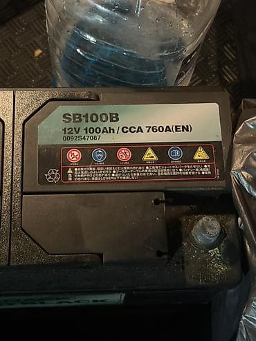 100: Аккумулятор автомобильный YANASE EURO BLACK SB100B - Тип — 3