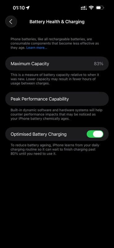 айфон кытай: IPhone 14 Pro Max, Колдонулган, 256 ГБ, Deep Purple, Коргоочу айнек, Каптама, Куту, 83 % — 4