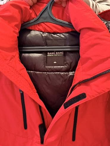 Атайын кийим: Пуховик, Кыска модель, Корея, Капюшону бар, XS, M — 3