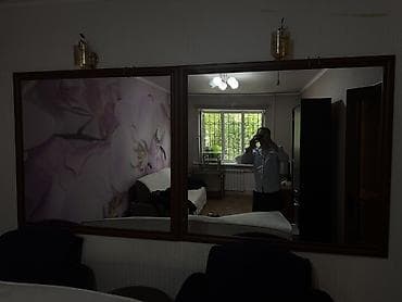 Продаю два стекла Настенное панно с двумя секциями: зеркало + at lalafo.kg Продаю два стекла Настенное панно с двумя секциями: зеркало +