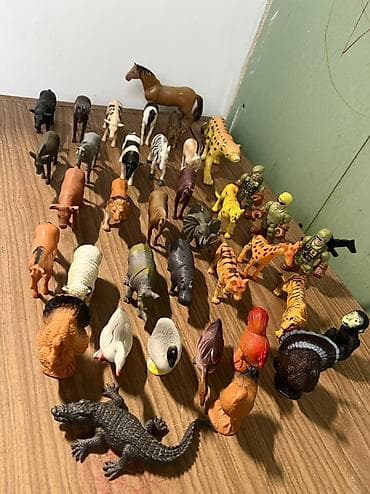 nerf puske: Набор фигурок животных и персонажей Где то 30-35 элементов, в отличном — 1