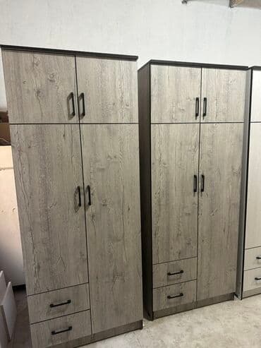 шкаф с тумбой: Шкаф для одежды, Новый, Прямой — 2