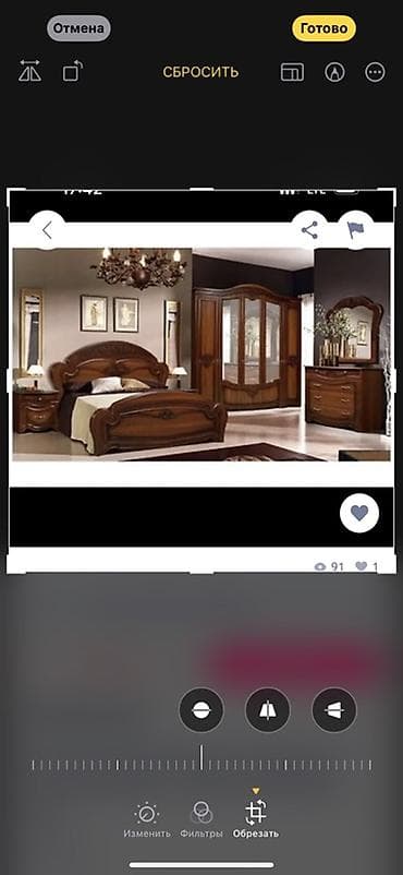 Эмерек гарнитурлары: Спальный гарнитур в классическом стиле, выполненный из массива/шпона — 2