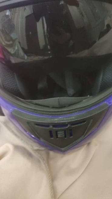 обмен на мото: Полноразмерный мотоциклетный шлем Jiekai, фиолетовый. - Тип: интеграл — 1
