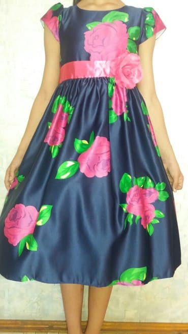 Детская одежда и обувь: Детское платье, цвет - Синий, Новый — 1