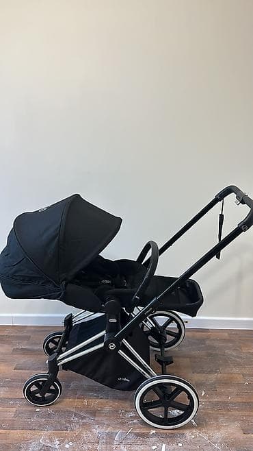 коляскалар: Коляска, Cybex, цвет - Черный, Б/у, Самовывоз, Бесплатная доставка — 2