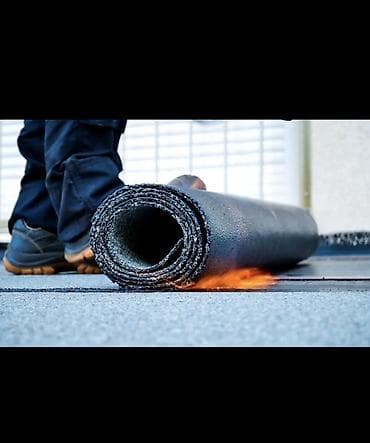 плоски: Рулонная наплавляемая гидроизоляция (битумно‑полимерная мембрана) — 1