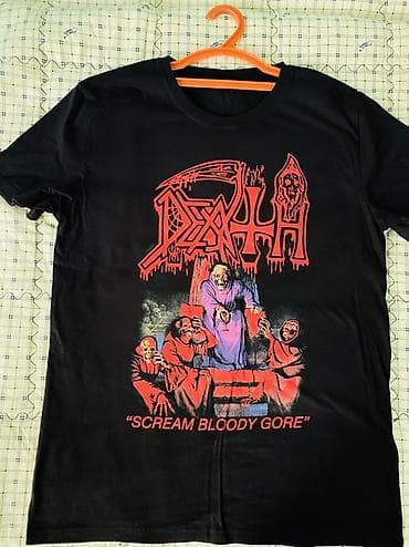 камуфляж синий: Футболка DEATH – Scream Bloody Gore Покупала в Москве в магазине — 2