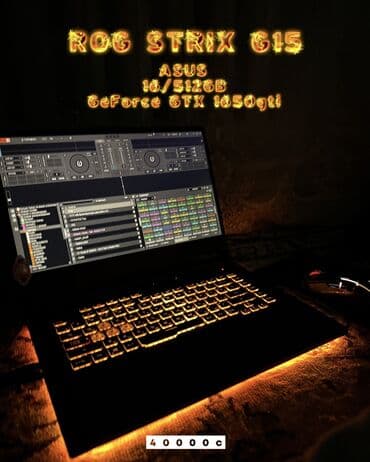 асус рог стрикс g15: Ноутбук, Asus, 16 ГБ ОЗУ, Intel Core i5, 15.6 ", Новый, Игровой, память SSD — 1