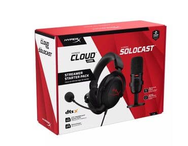 той калонка: HyperX Streamer Starter Pack СОДЕРЖАНИЕ: Комплект поставки Наушники — 1