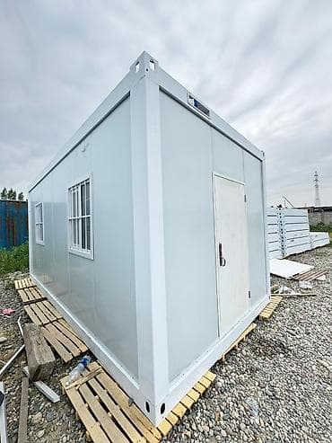 автомойка робота: Модульный домик мобильный домик домик размер 6×3 утеплитель базальт — 1