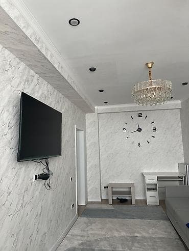 Квартиры: 2 комнаты, 60 м², Ала-Арча ТРЦ Элитка, 6 этаж, Евроремонт — 4