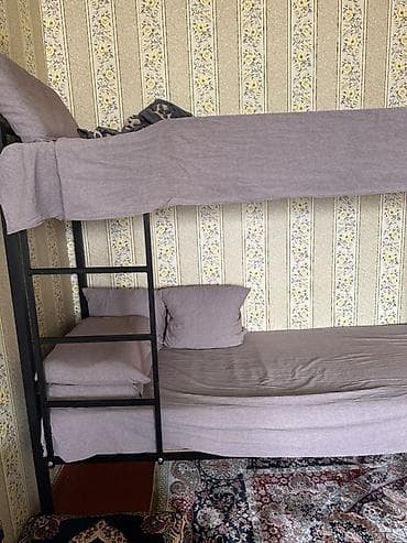 sofa bed: Двухъярусная металлическая кровать - Прочный каркас из металла — 3