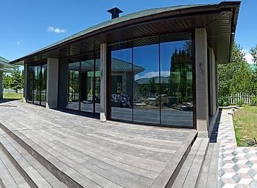 Алюминиевые панорамные окна и двери - Изготовление и установка