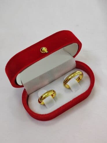 самые красивые свадебные платья в мире: Кольцы обручальные ( нике шакектери) Серебро напыление жёлтое золото — 3