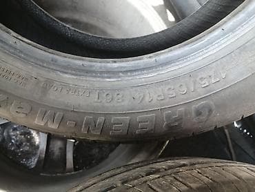 getz: Комплект летних шин 175/65/14, почти новые, протектор жирный — 5
